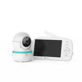 CAMSTRO Baby Monitor, 5" Screen & Camera, 5000mAh Battery, 355° Pan, 4X Digital Zoom, No Wi-Fi Needed, Two-Way Talk, Lullabies & Night Vision