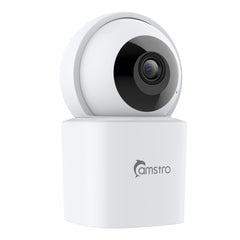 Camstro Video Monitors, 5MP Super HD Indoor PT WiFi IP Camera - Pan & Tilt, Day Night Vision, Two-way Audio