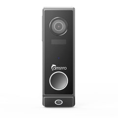 2K+1080P Smart Video Doorbell, Two-Way Audio, Customised Human Detection, Day Night Vision, 5200mAh Rechargeable Battery, Support TF Card & Cloud Storage, Work with Alexa and Google Assistant