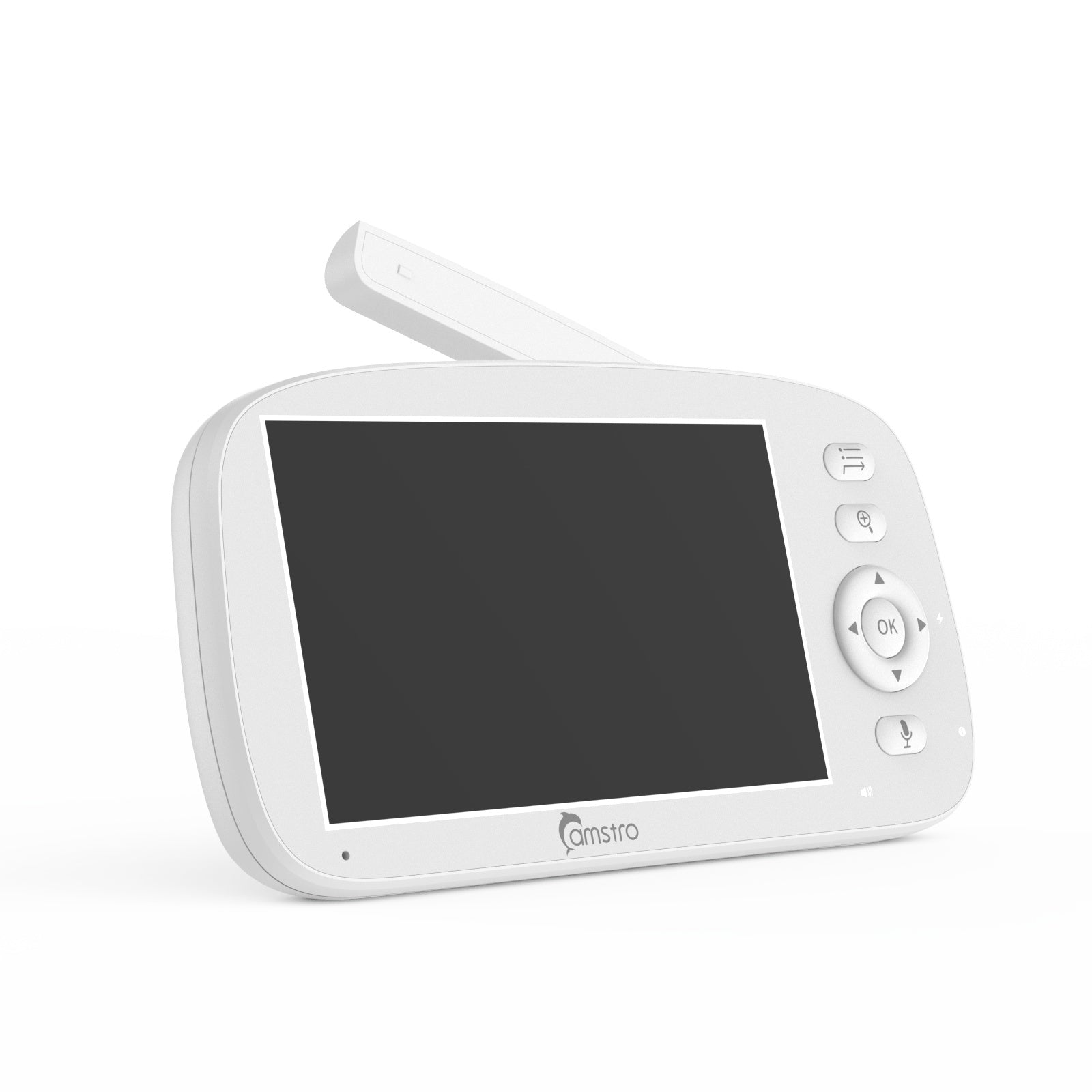 CAMSTRO Baby Monitor, 5" Screen & Camera, 5000mAh Battery, 355° Pan, 4X Digital Zoom, No Wi-Fi Needed, Two-Way Talk, Lullabies & Night Vision