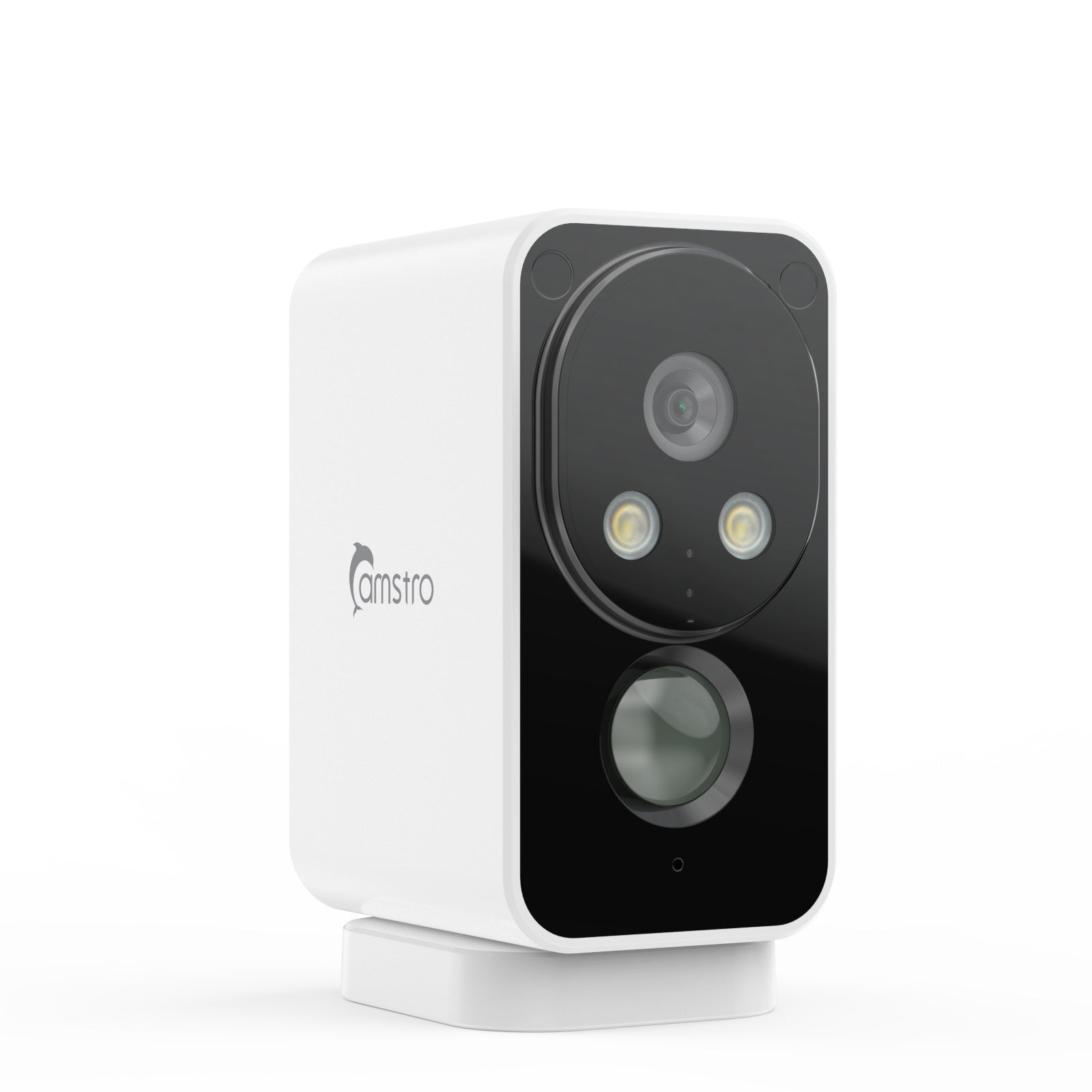 2K 180° Horizontal Rotation Wireless Full-Colour Night Vision Camera, 5200mAh Rechargeable Battery, Two-Way Audio, Supports Audio and Light Alarm, 128G Storage,