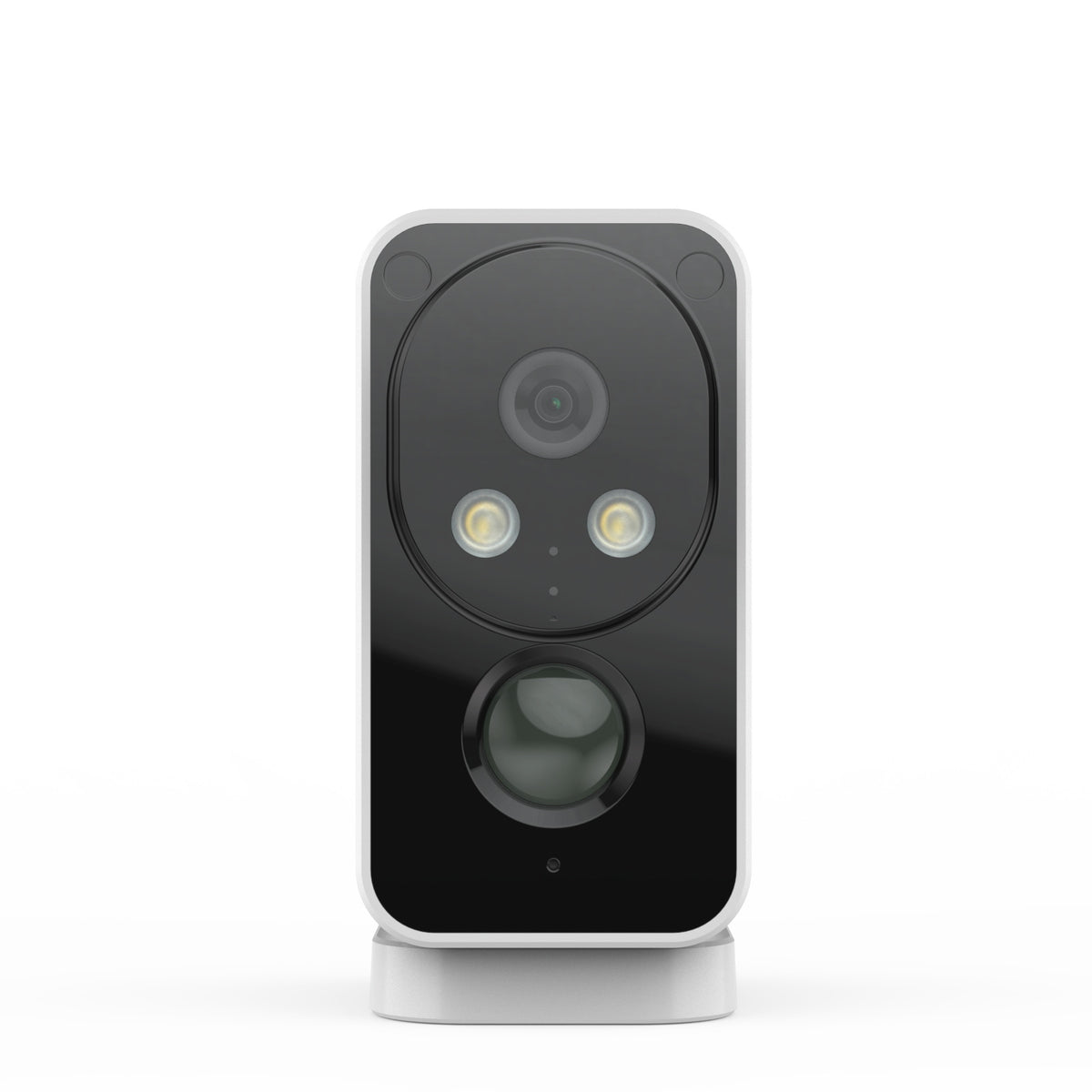 2K 180° Horizontal Rotation Wireless Full-Colour Night Vision Camera, 5200mAh Rechargeable Battery, Two-Way Audio, Supports Audio and Light Alarm, 128G Storage,