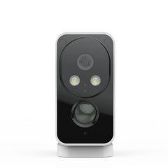 2K 180° Horizontal Rotation Wireless Full-Colour Night Vision Camera, 5200mAh Rechargeable Battery, Two-Way Audio, Supports Audio and Light Alarm, 128G Storage,